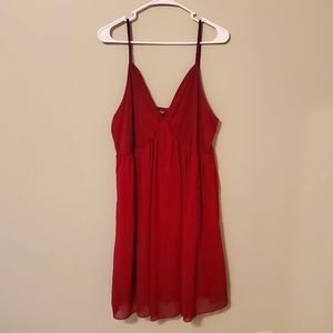 2XL, red dress